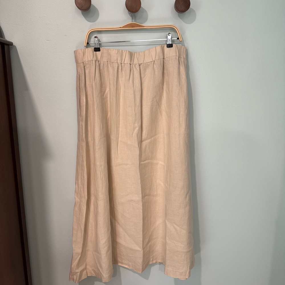 Quince Beige Maxi Skirt - Picture 3 of 4